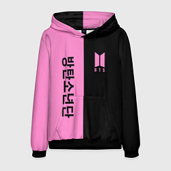 Толстовка-худи мужская BTS, цвет: 3D-черный