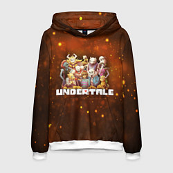 Толстовка-худи мужская UNDERTALE, цвет: 3D-белый