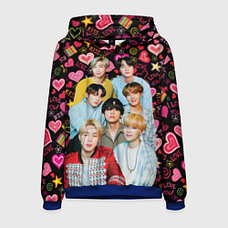 Мужская толстовка I Love BTS