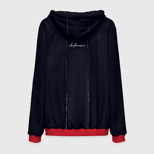 Мужская толстовка Deftones Rose / 3D-Красный – фото 2