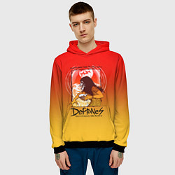 Толстовка-худи мужская Deftones Poster, цвет: 3D-черный — фото 2
