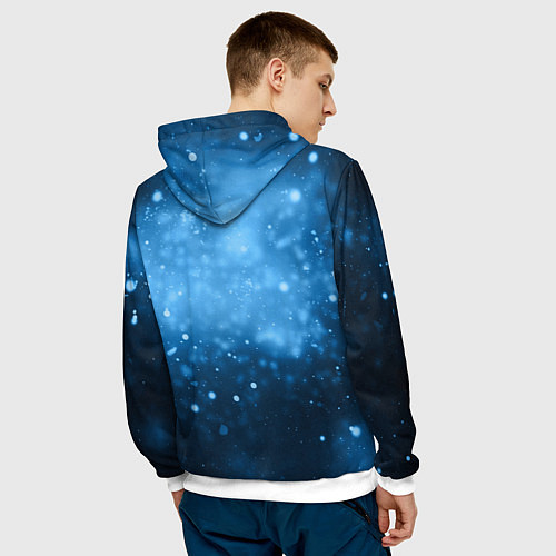 Мужская толстовка UNDERTALE / 3D-Белый – фото 4