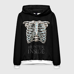 Толстовка-худи мужская Supernatural Hunter Inside, цвет: 3D-белый