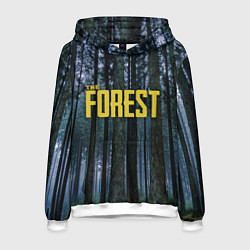 Толстовка-худи мужская THE FOREST, цвет: 3D-белый