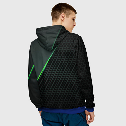 Мужская толстовка Alfa Romeo / 3D-Синий – фото 4