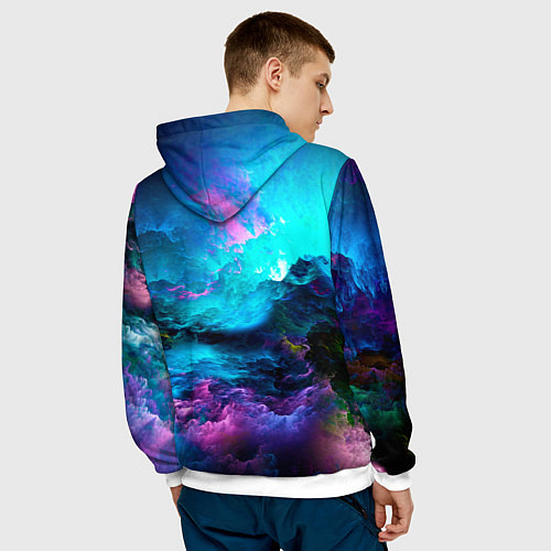 Мужская толстовка Fantasy / 3D-Белый – фото 4