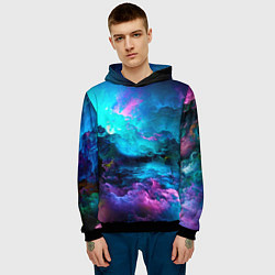 Толстовка-худи мужская Fantasy, цвет: 3D-черный — фото 2