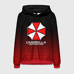 Толстовка-худи мужская UMBRELLA CORP, цвет: 3D-красный