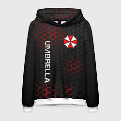 Толстовка-худи мужская UMBRELLA CORP, цвет: 3D-белый