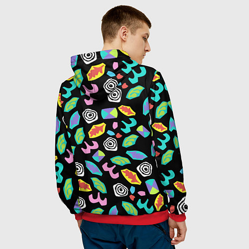 Мужская толстовка Очень странные дела / 3D-Красный – фото 4