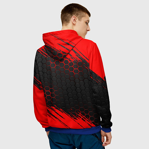 Мужская толстовка UMBRELLA CORP / 3D-Синий – фото 4