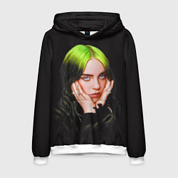 Толстовка-худи мужская BILLIE EILISH, цвет: 3D-белый