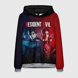 Толстовка-худи мужская Resident Evil 2, цвет: 3D-меланж