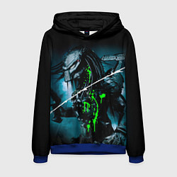 Толстовка-худи мужская PREDATOR, цвет: 3D-синий