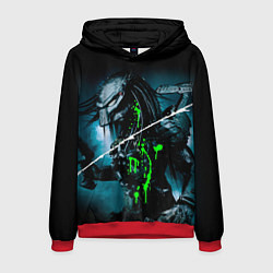 Толстовка-худи мужская PREDATOR, цвет: 3D-красный