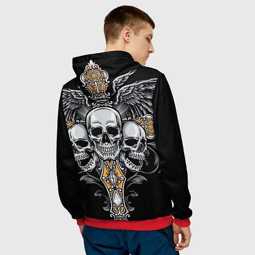 Мужская толстовка Megadeth / 3D-Красный – фото 4