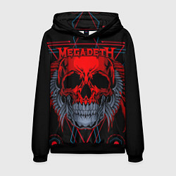 Толстовка-худи мужская Megadeth, цвет: 3D-черный