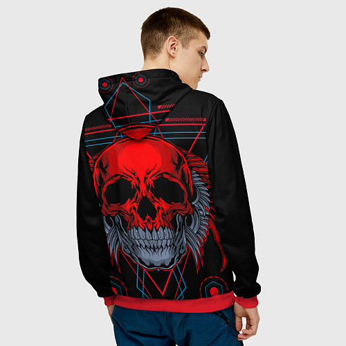 Мужская толстовка Megadeth / 3D-Красный – фото 4