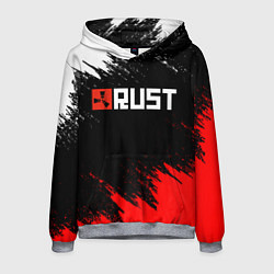 Толстовка-худи мужская RUST, цвет: 3D-меланж