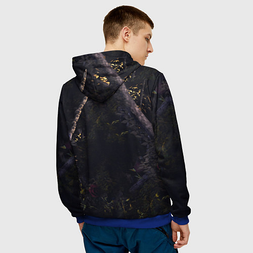 Мужская толстовка Dead by Daylight / 3D-Синий – фото 4