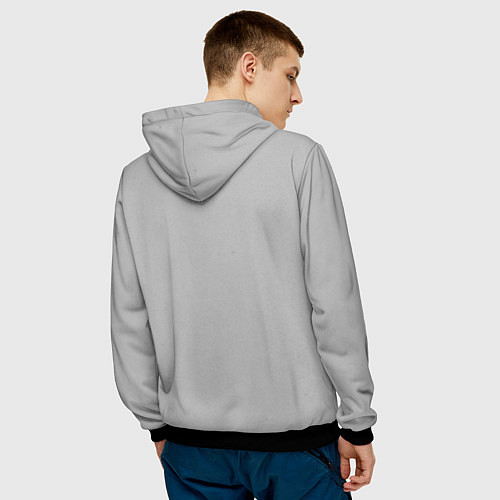 Мужская толстовка Mount and Blade / 3D-Черный – фото 4