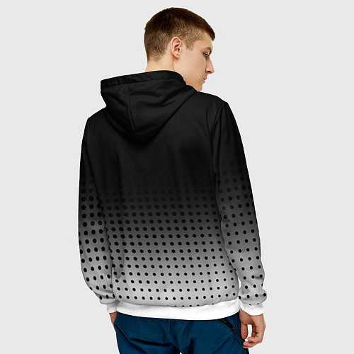 Мужская толстовка Герб / 3D-Белый – фото 4