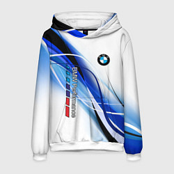 Мужская толстовка BMW волны - blue-white