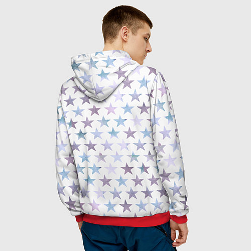 Мужская толстовка Gymnastics / 3D-Красный – фото 4