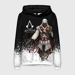 Толстовка-худи мужская Assassin’s Creed 04, цвет: 3D-белый