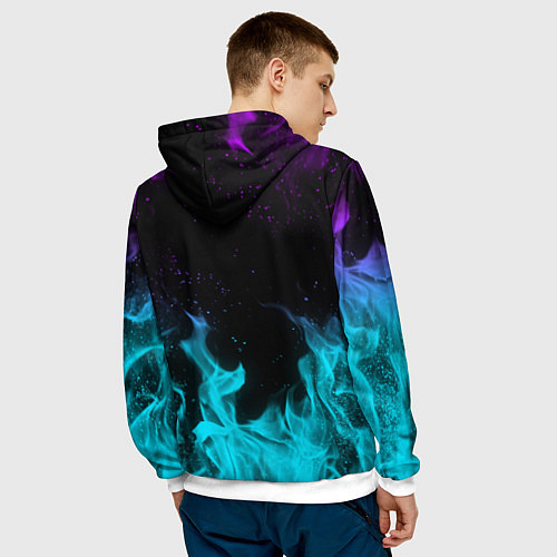 Мужская толстовка FORTNITE X TRAVIS SCOTT / 3D-Белый – фото 4