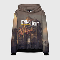 Толстовка-худи мужская DYING LIGHT спина Z, цвет: 3D-черный