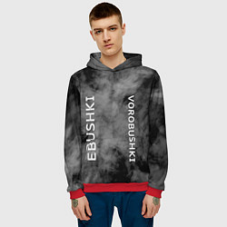 Толстовка-худи мужская Ebushki vorobushki Z, цвет: 3D-красный — фото 2
