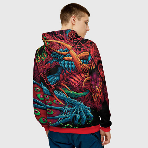 Мужская толстовка CS GO / 3D-Красный – фото 4