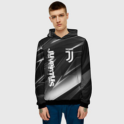 Толстовка-худи мужская JUVENTUS, цвет: 3D-черный — фото 2