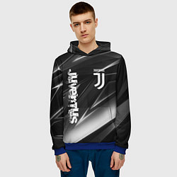 Толстовка-худи мужская JUVENTUS, цвет: 3D-синий — фото 2