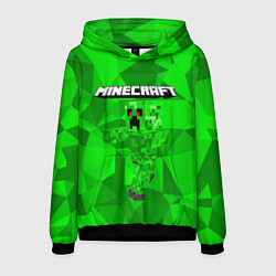 Толстовка-худи мужская Minecraft, цвет: 3D-черный