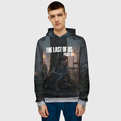 Толстовка-худи мужская The Last of Us part 2, цвет: 3D-меланж — фото 2