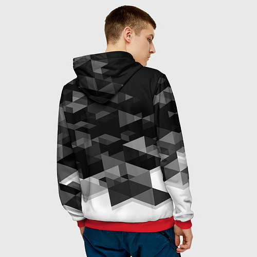 Мужская толстовка MONSTER ENERGY Z / 3D-Красный – фото 4