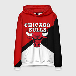 Толстовка-худи мужская CHICAGO BULLS, цвет: 3D-белый