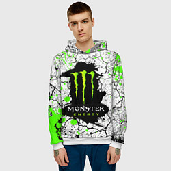 Толстовка-худи мужская MONSTER ENERGY Z, цвет: 3D-белый — фото 2
