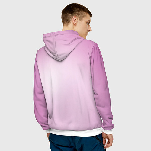 Мужская толстовка DARLING IN THE FRANXX / 3D-Белый – фото 4