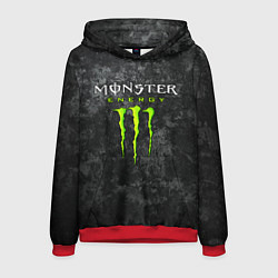 Толстовка-худи мужская MONSTER ENERGY, цвет: 3D-красный