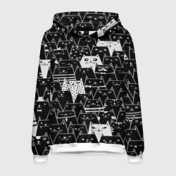 Мужская толстовка КОТЫ BLACK