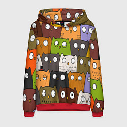 Мужская толстовка СОВЫ КОТИКИ