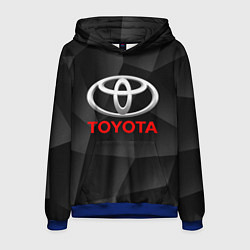 Толстовка-худи мужская TOYOTA, цвет: 3D-синий