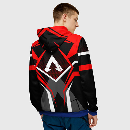 Мужская толстовка APEX / 3D-Синий – фото 4