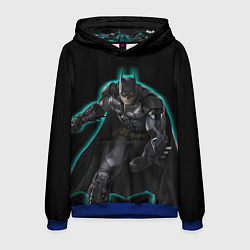 Толстовка-худи мужская Batman: Arkham Knight, цвет: 3D-синий