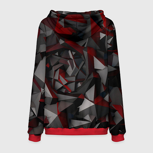Мужская толстовка The Witcher / 3D-Красный – фото 2