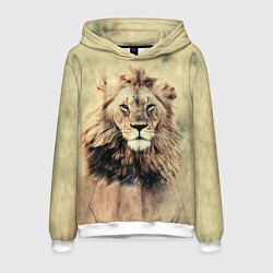 Толстовка-худи мужская Lion King, цвет: 3D-белый