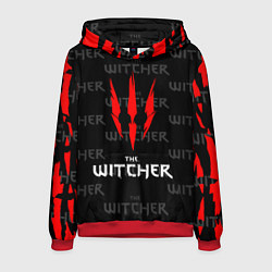 Толстовка-худи мужская The Witcher, цвет: 3D-красный